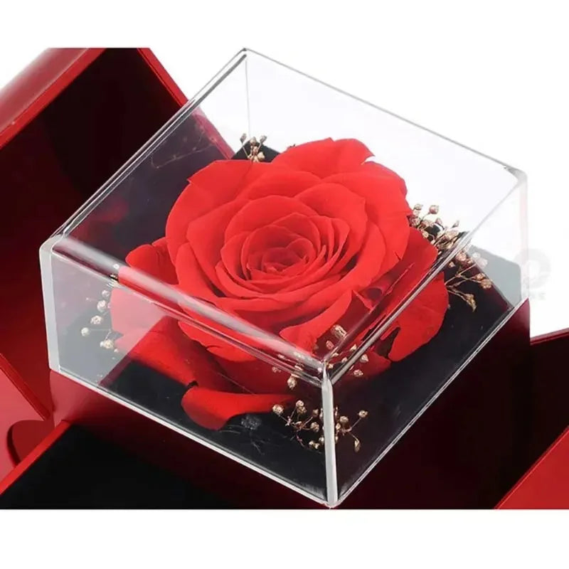 Mother's Day Gift | Everlasting Rose And Beautiful Necklace