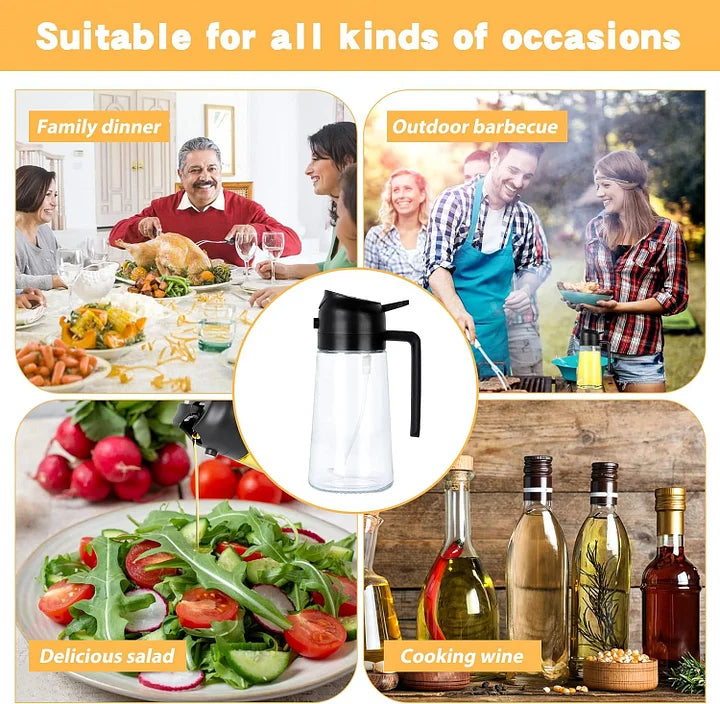 Easy 2-N-1 Oil Sprayer™ Dispenser