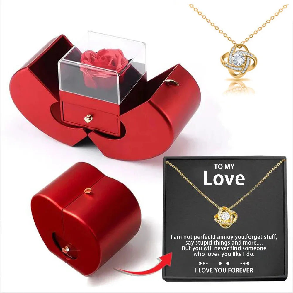 Everlasting Love Rose™ Necklace Gift