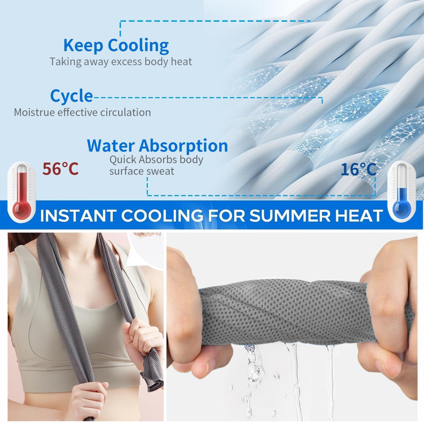 ChillMax™ 4 Pak Cooling Towels