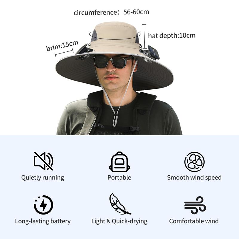 SunGuard™ Solar Fan Hat