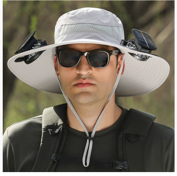 SunGuard™ Solar Fan Hat
