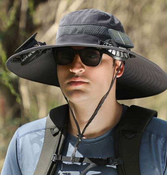 SunGuard™ Solar Fan Hat
