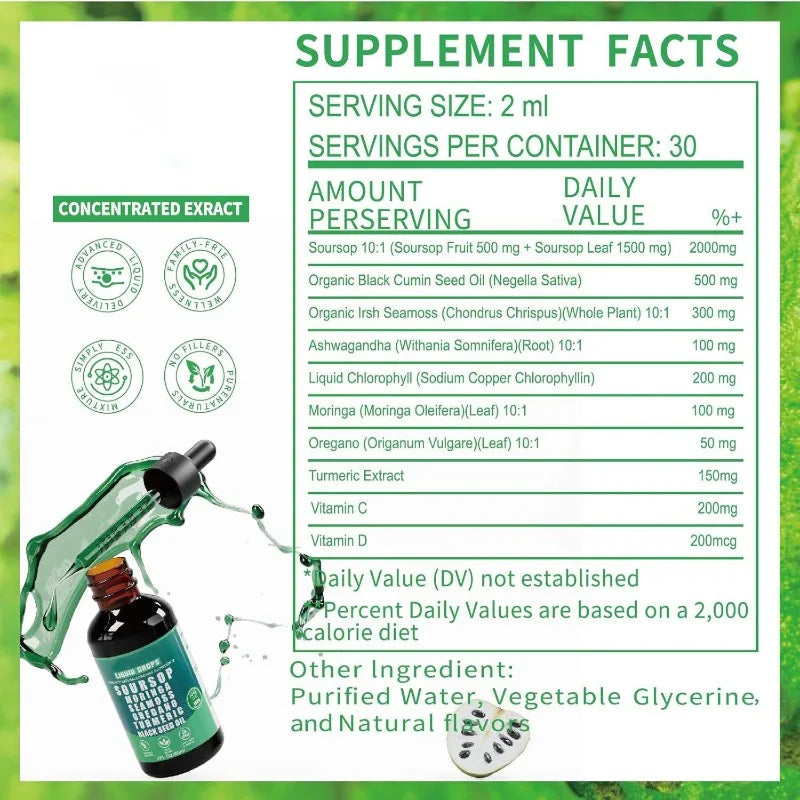 Soursop Vitality™ Boost Drops