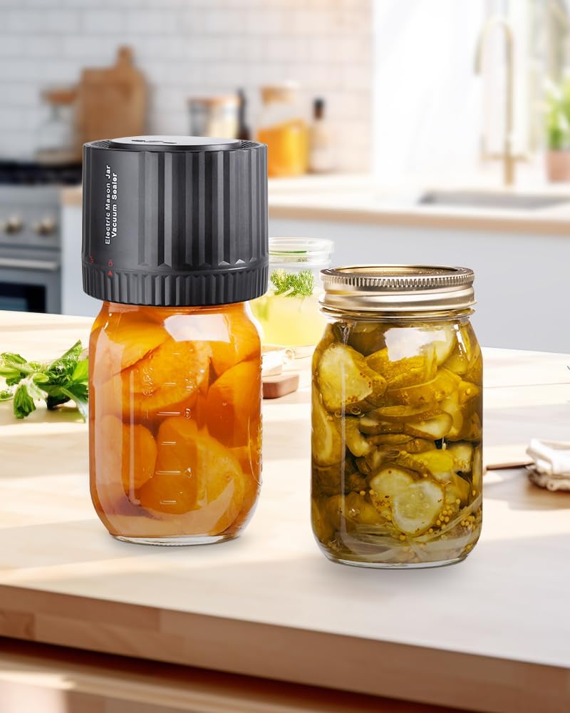 Jar Savor Pro™ Canning Jar Vacuum Sealer: Ultimate Freshness