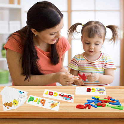 Animal Alphabet Puzzle Spell and Math Learning Toy