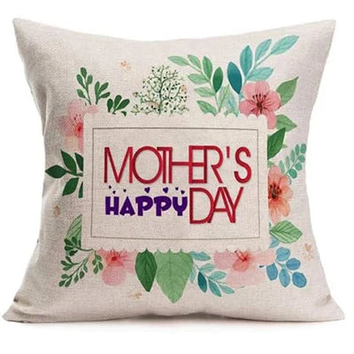 Happy Mother's Day Spring Colorful Pillowcase Decoration Cushion Cover