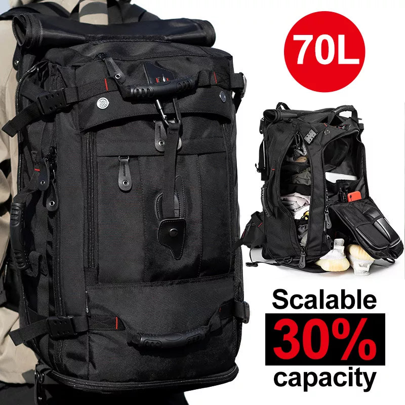 Multifunction Large Capacity Waterproof Travel Backpack Luggage Bag With USB Charger