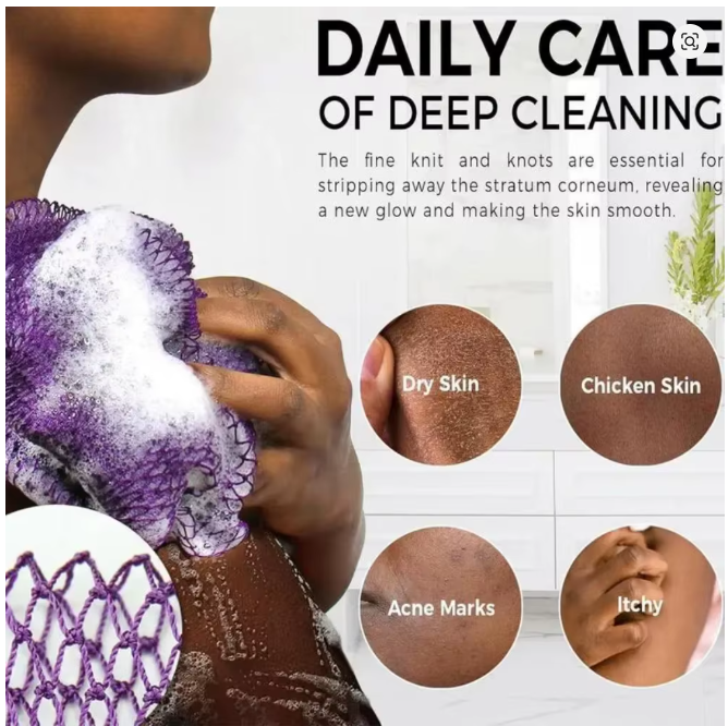 SmoothSkin Luxe™ African Exfoliating Shower Sponge