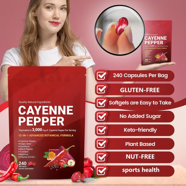 VitalFlow™ Cayenne Softgels