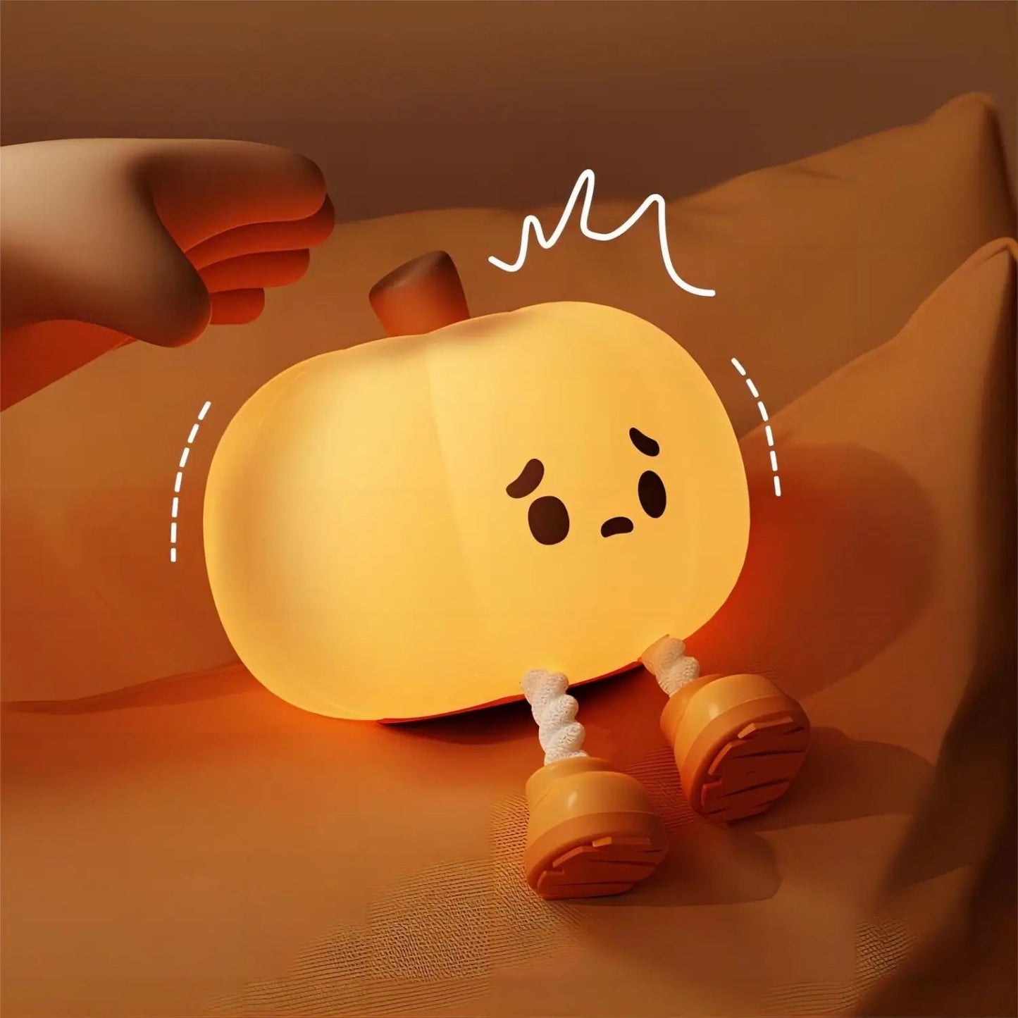 Cozy-Glo™ Pumpkin Lamp