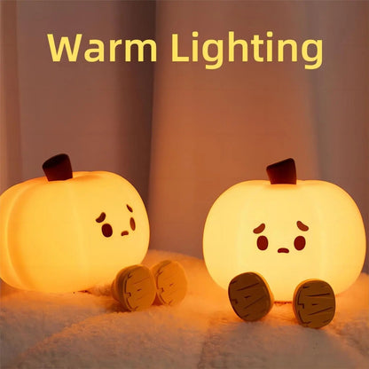 Cozy-Glo™ Pumpkin Lamp