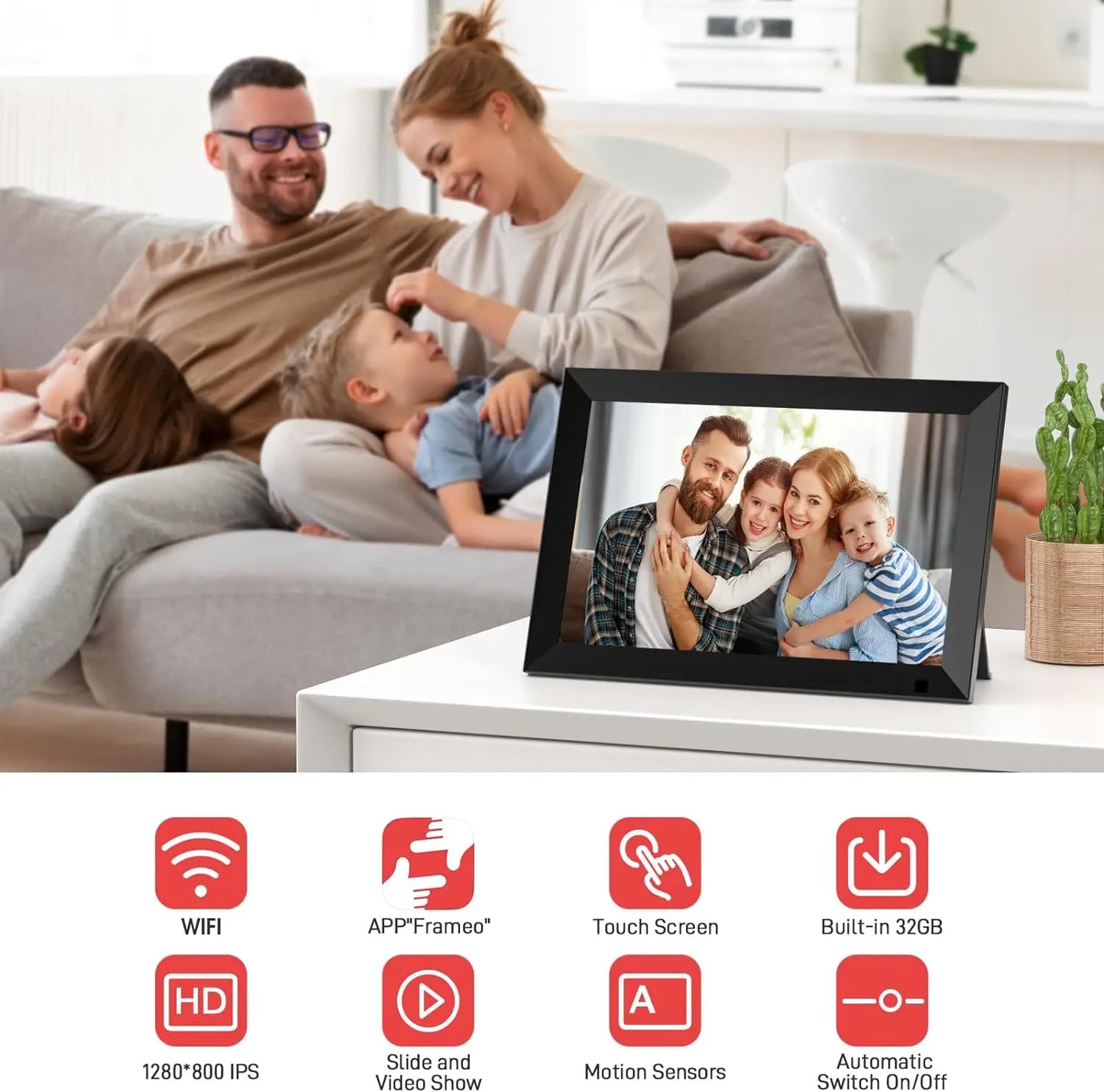 Memory Keeper™ Smart WiFi Digital Picture Frame