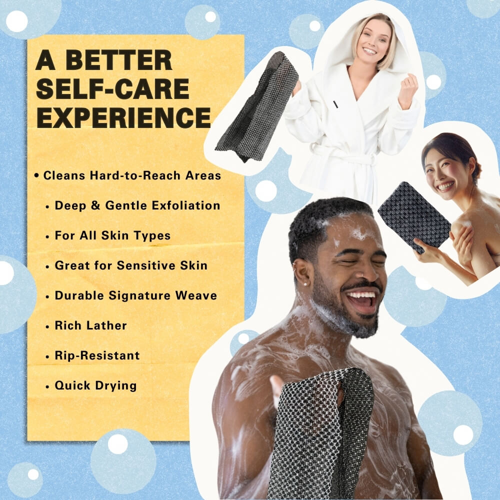 SmoothSkin Luxe™ African Exfoliating Shower Sponge