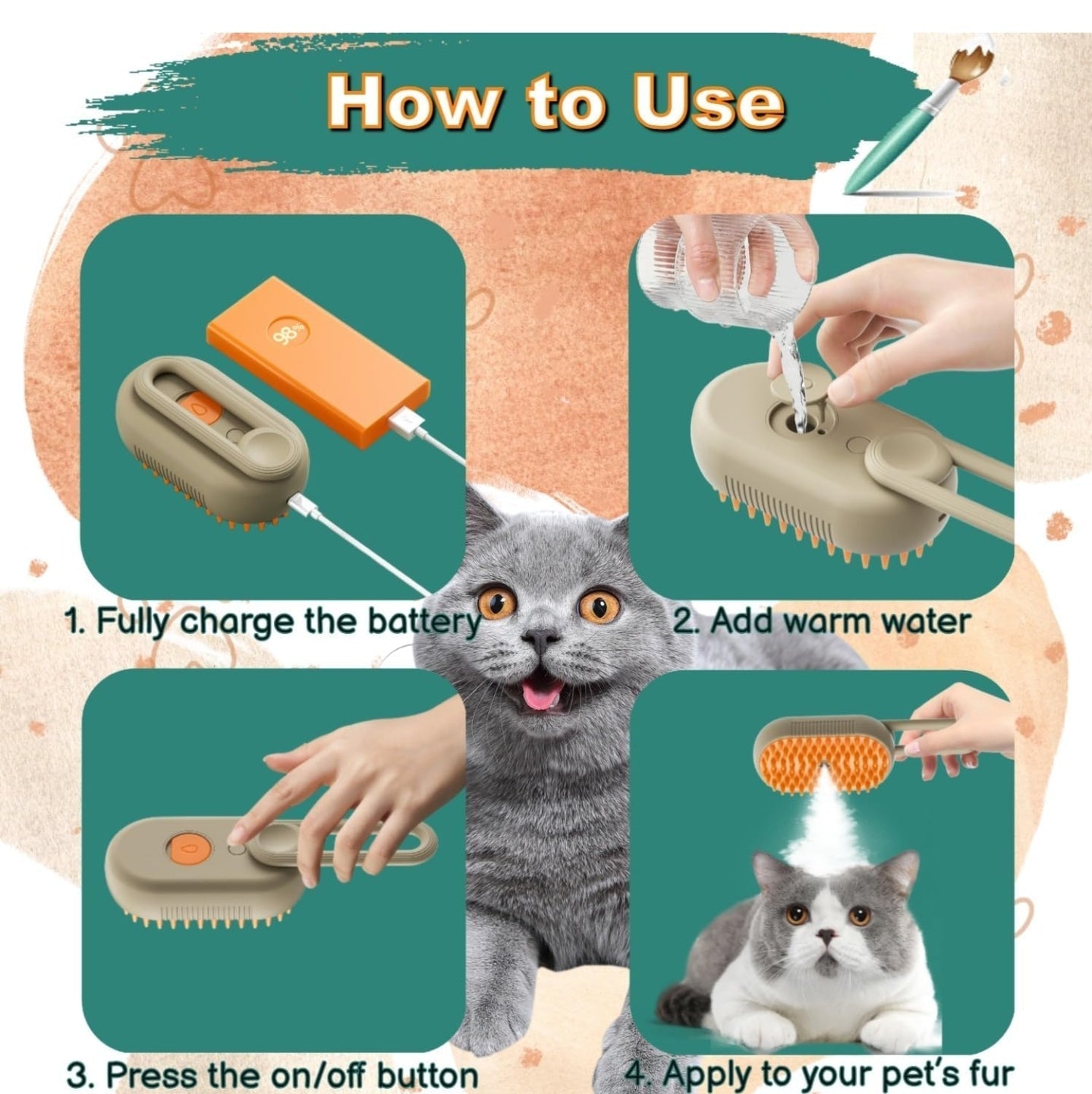 Ultimate Pet Grooming Brush