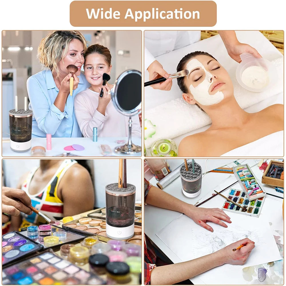 BrushEase Makeup QuickClean Station