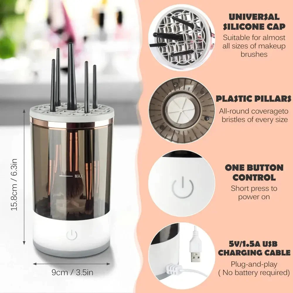 BrushEase Makeup QuickClean Station