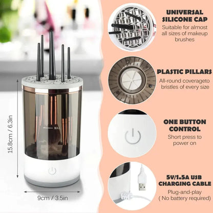 BrushEase Makeup QuickClean Station