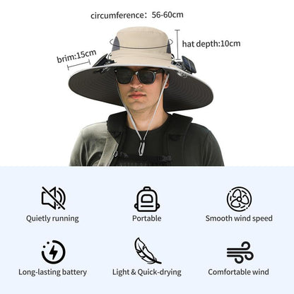 SunGuard™ Solar Fan Hat