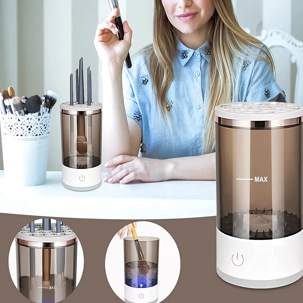 BrushEase Makeup QuickClean Station