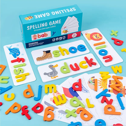 Animal Alphabet Puzzle Spell and Math Learning Toy