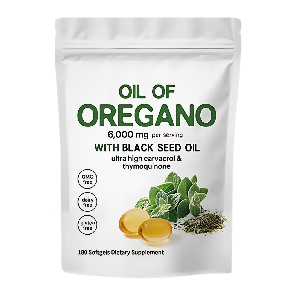 Daily Oregano Oil with Blackseed Oil Immunity Support 300 Softgels